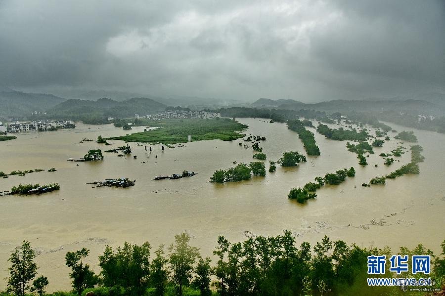 我国南方大部分地区的强降雨仍在继续