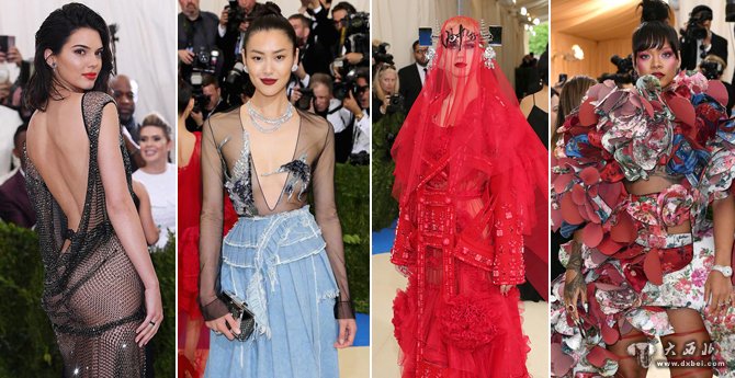 今年的Met Gala，水果姐凭这身红纱裙赢了！