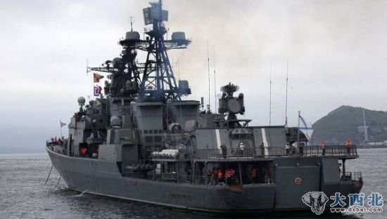 资料图：俄罗斯“潘捷列耶夫上将”号反潜舰