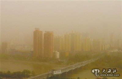 兰州市出现沙尘天气